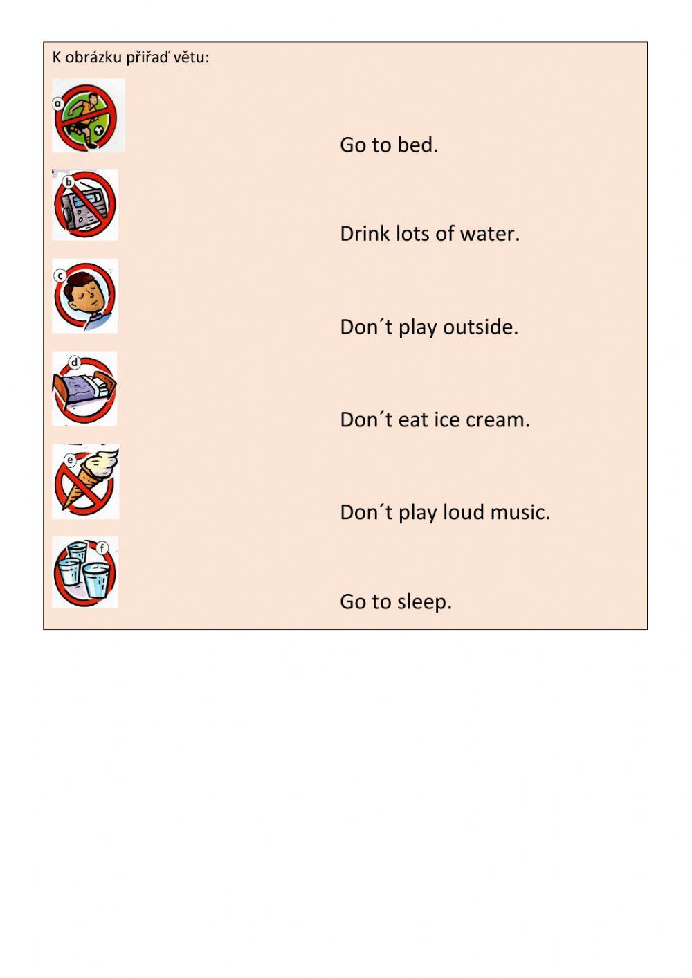 3.lekce - Be healthy 1.část