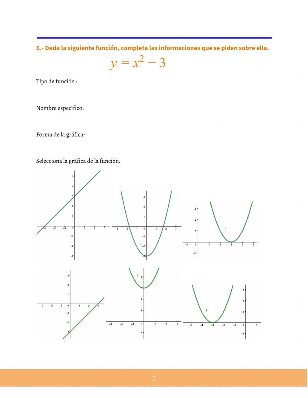 Funciones elementales