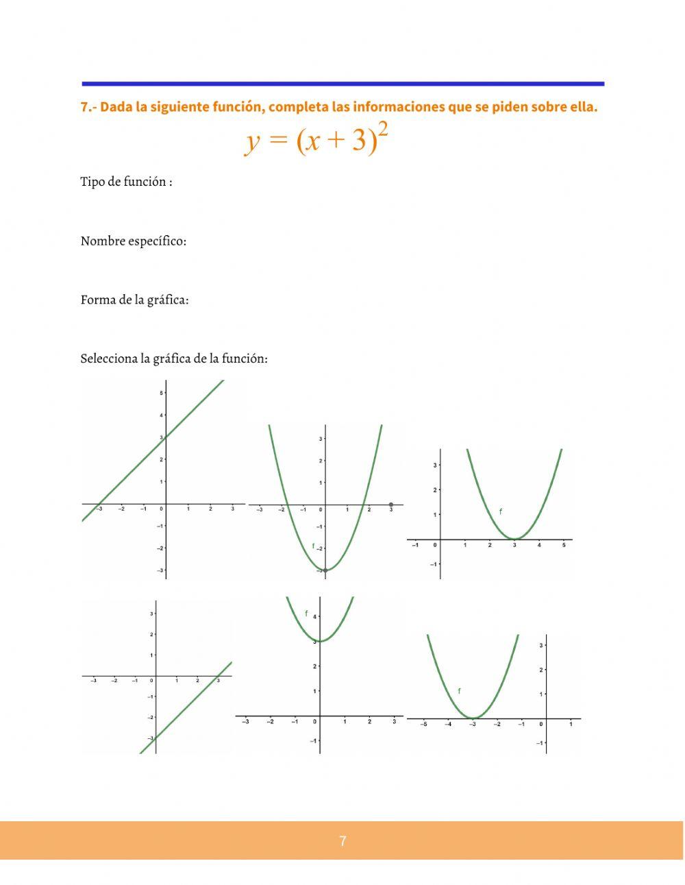Funciones elementales