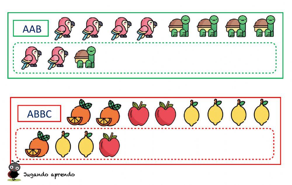 patrones y secuencias 