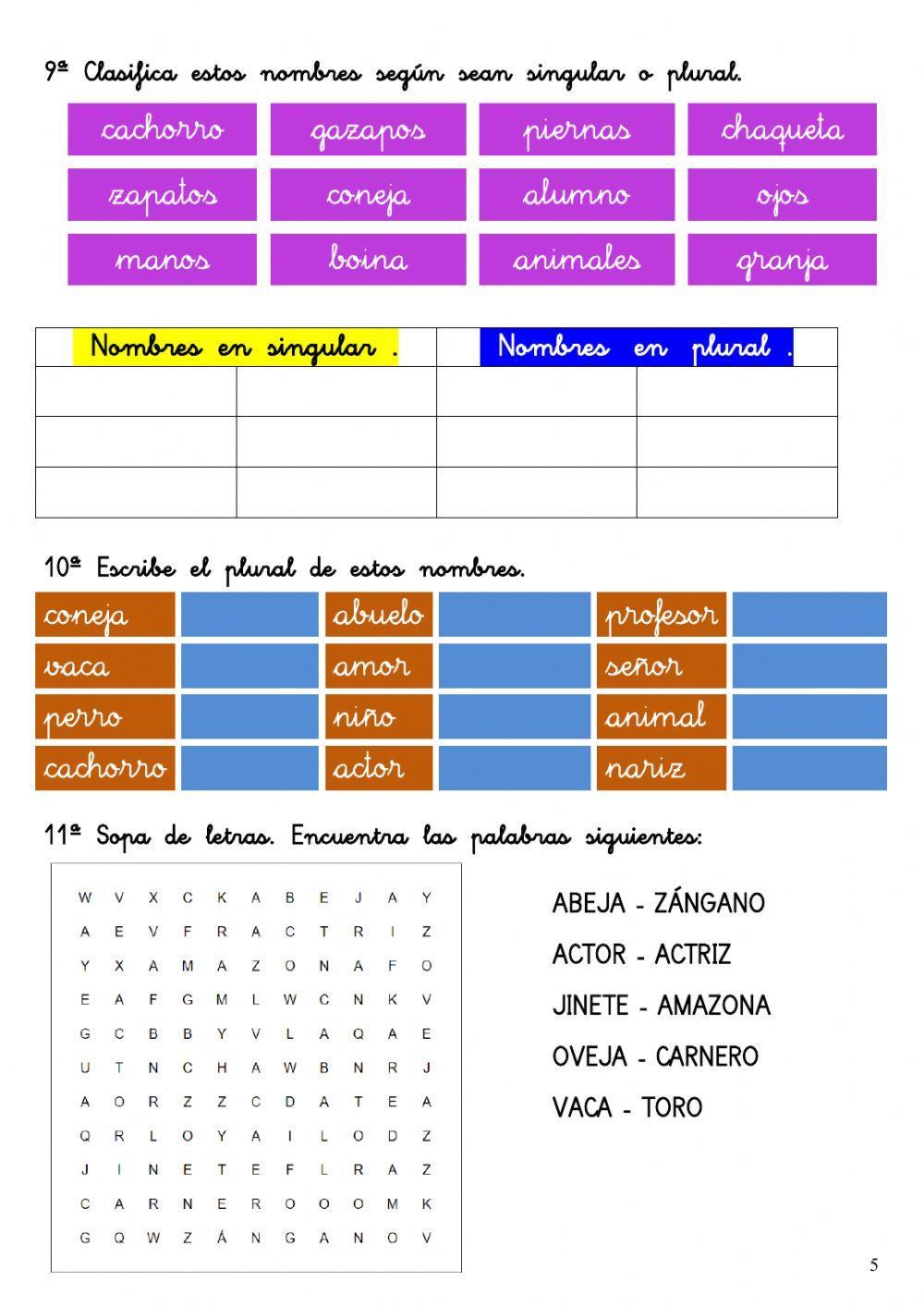 Comprensión lectora 3º EP 04 Descripción personas