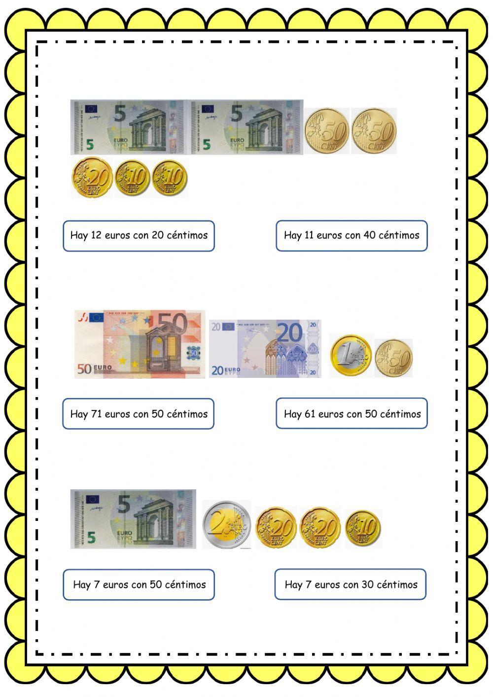 Billetes y Monedas de euro