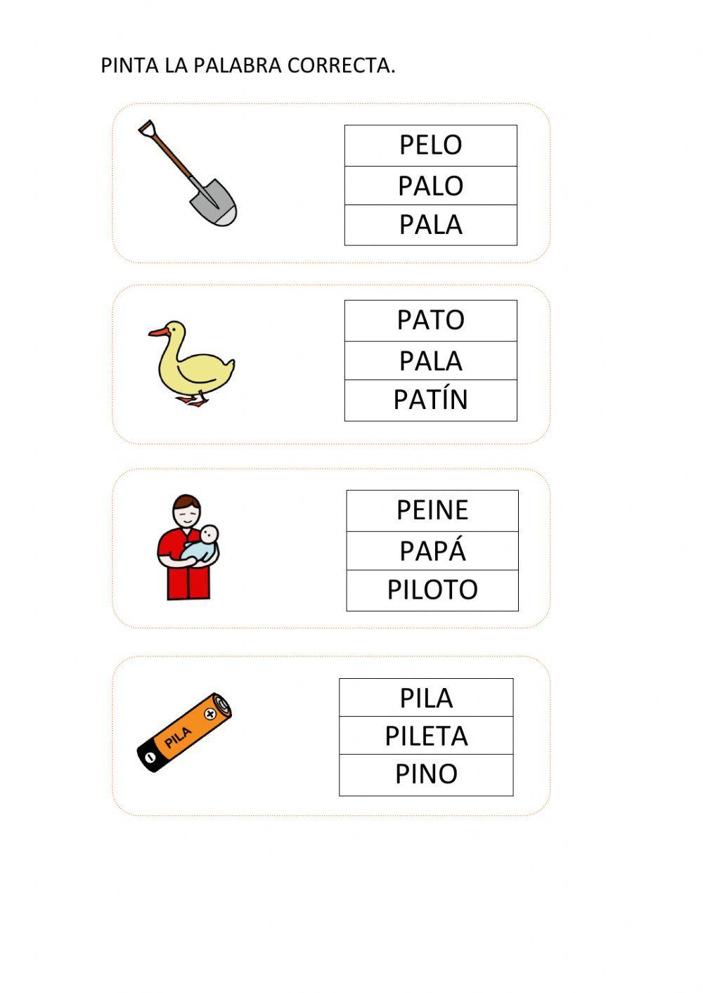 Letra P (PA, PE, PI, PO, PU)