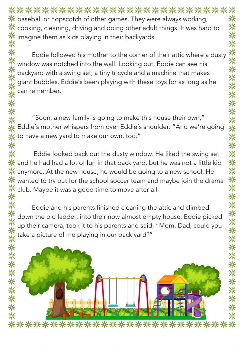 1 A house of memories