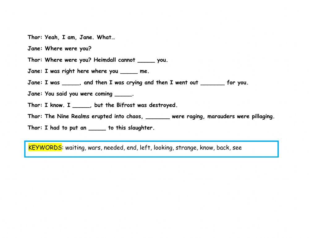 Video task worksheet | Live Worksheets