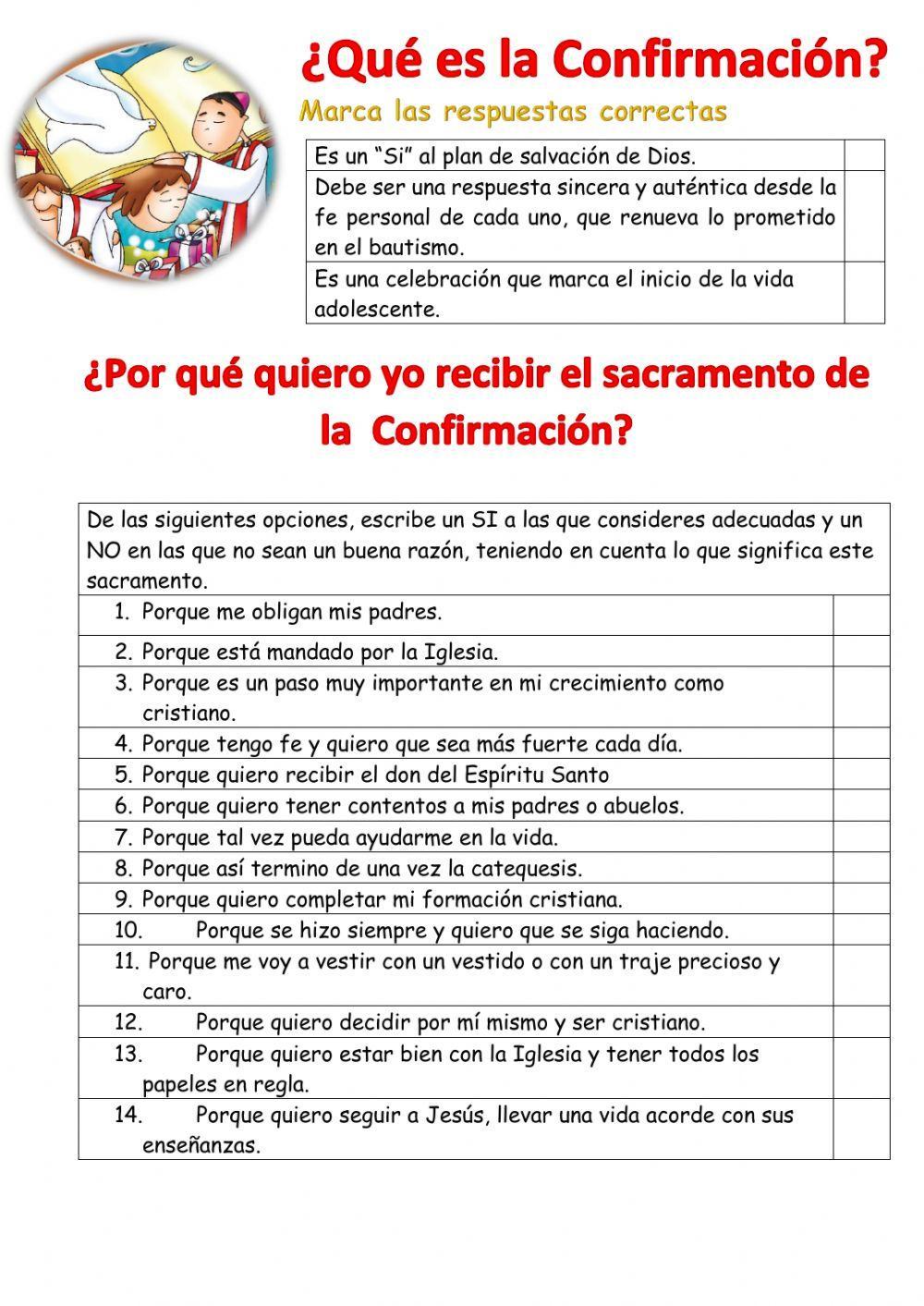 ¿Qué es la confirmación y por qué quiero confirmarme?