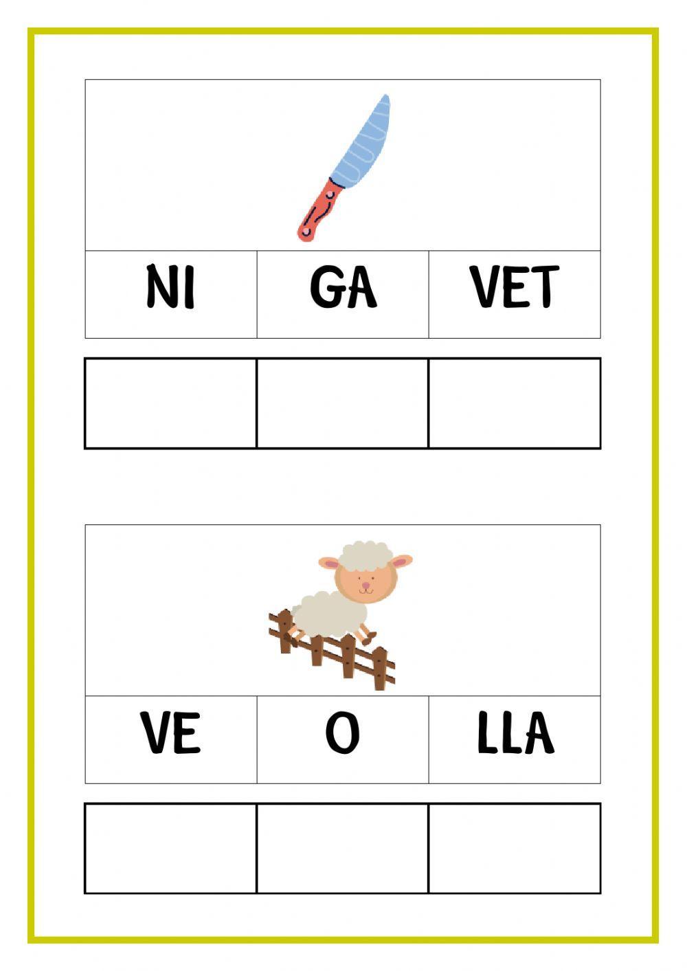 Paraules de tres síl.labes