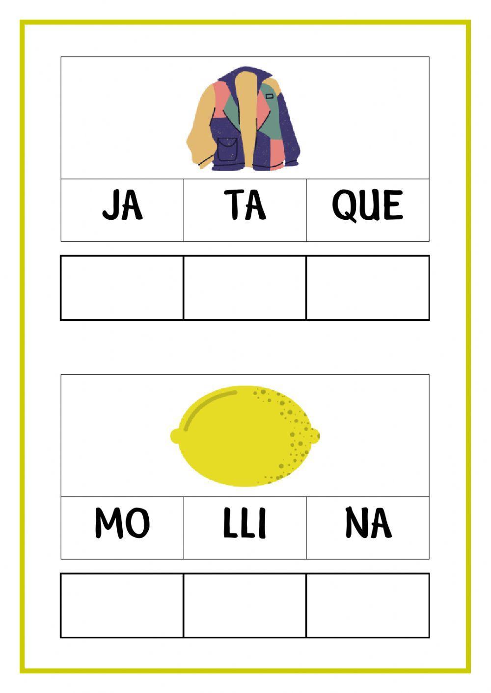 Confegir paraules tres síl.labes (II)