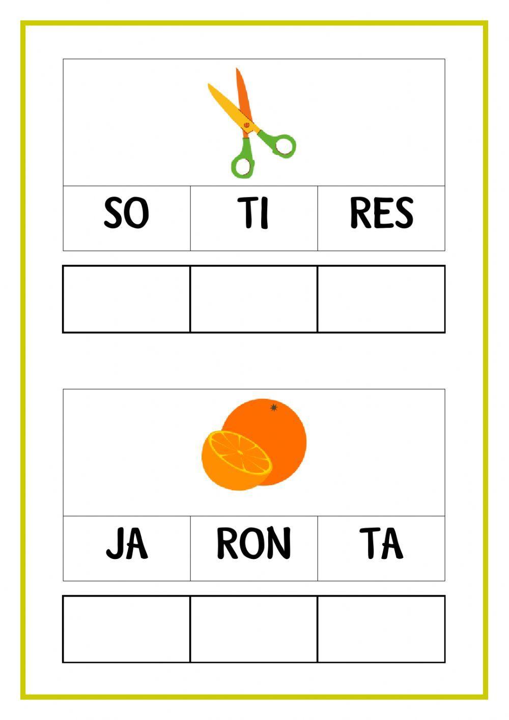 Confegir paraules tres síl.labes (II)