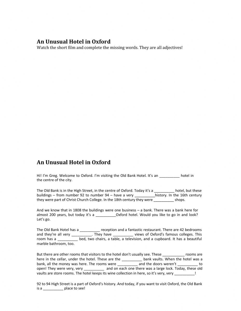 English file be free interactive worksheets 6099757