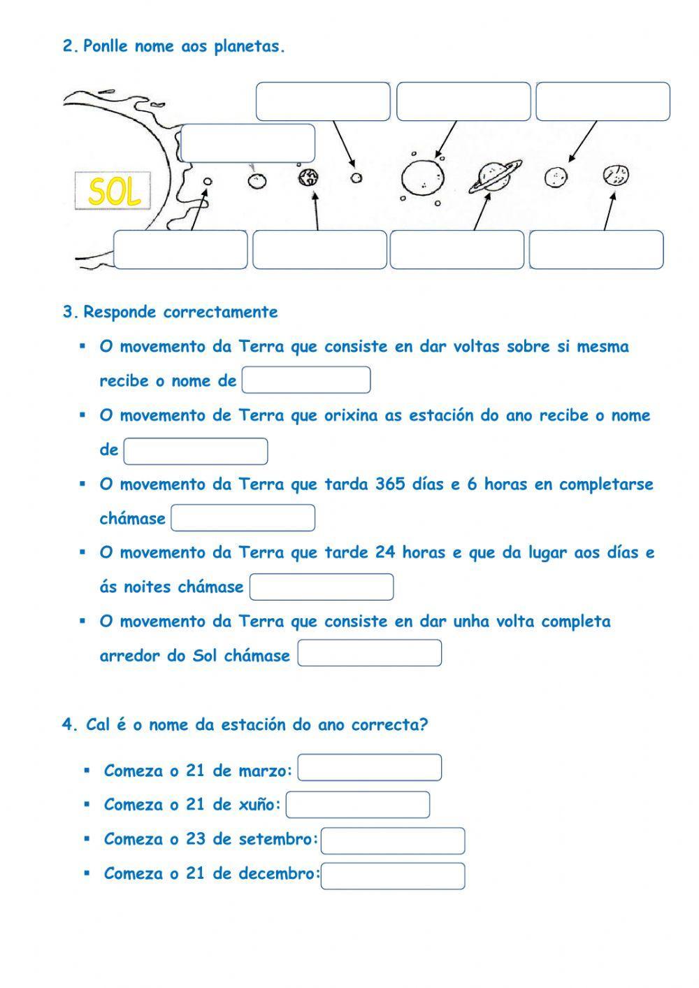 O universo e a Terra