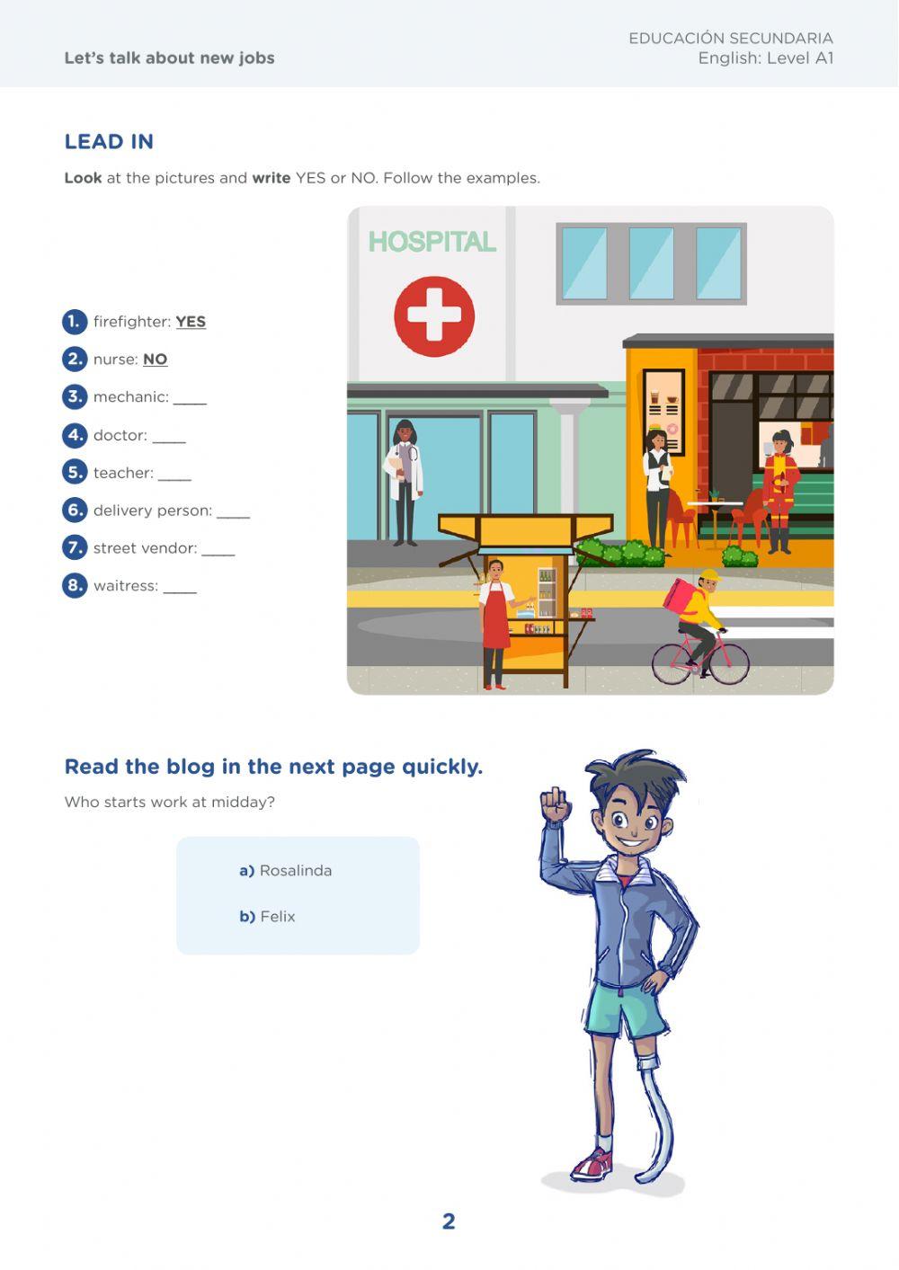 Jobs and occupations - W-17 (A1)