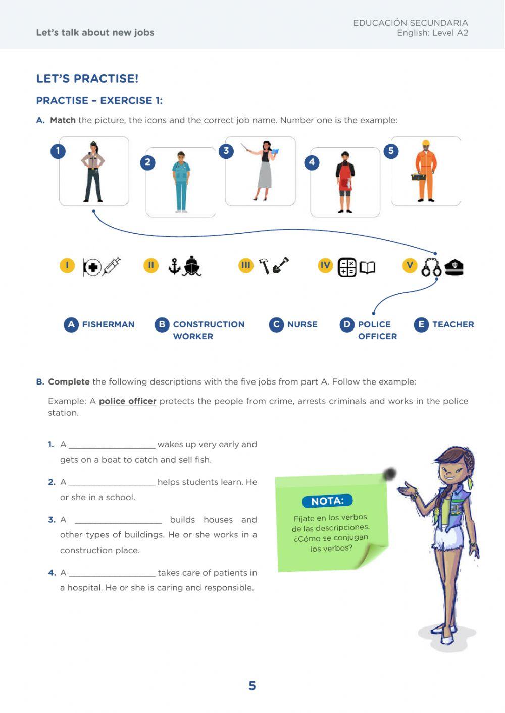 Jobs and occupations - W-17 (A2)