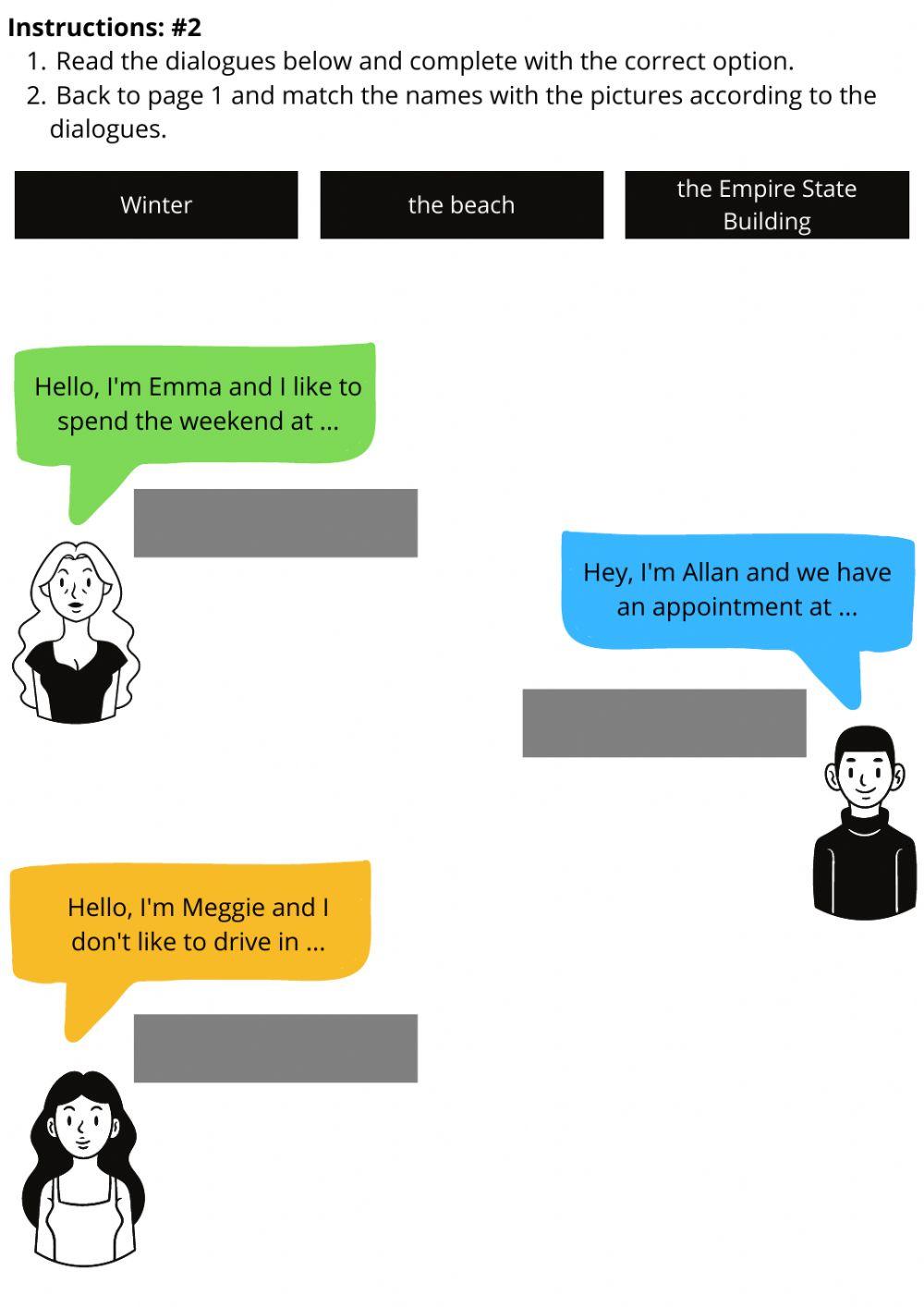 Prepositions of time and place