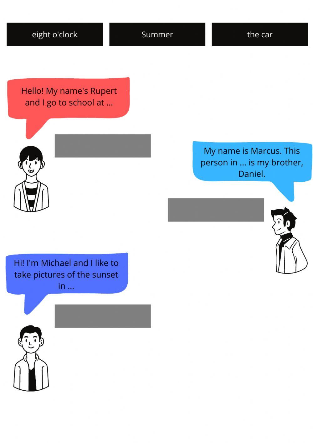 Prepositions of time and place