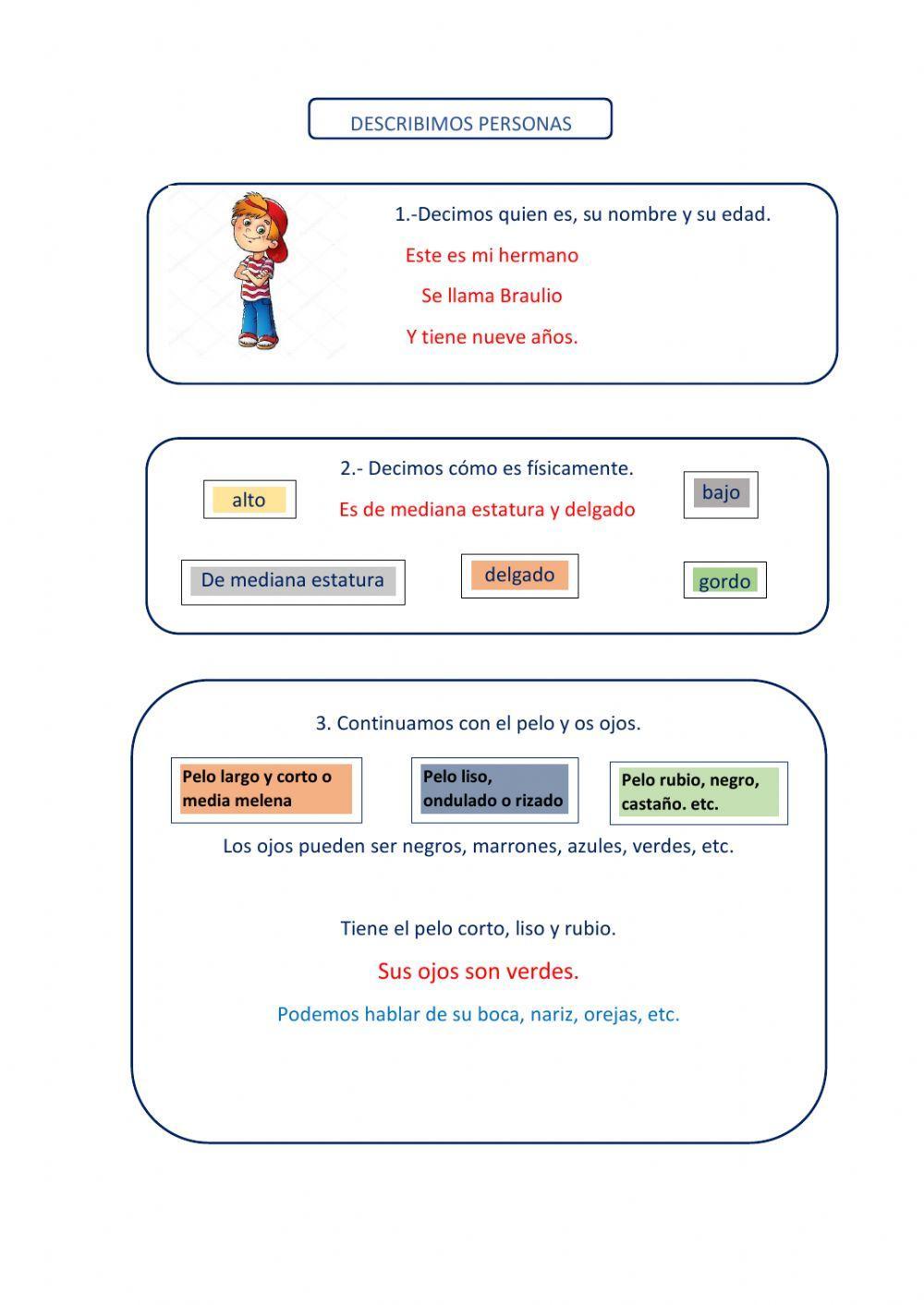 Descripcíon de personas