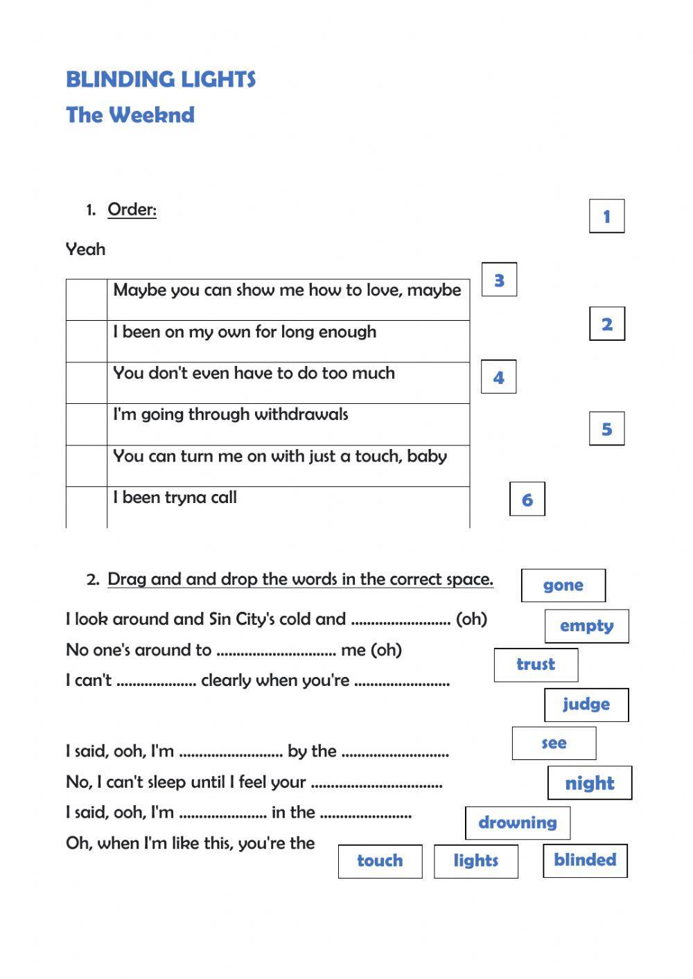 Blinding Lights - The Weeknd