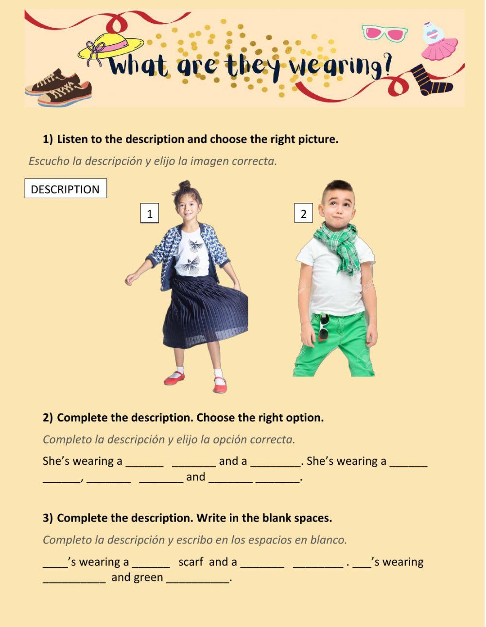 What are they wearing