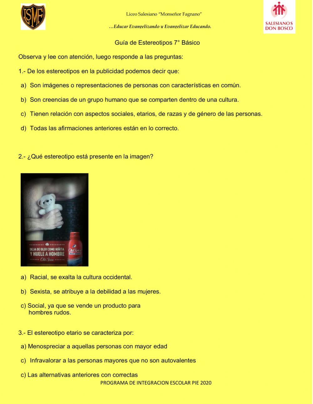 Estereotipos en publicidad