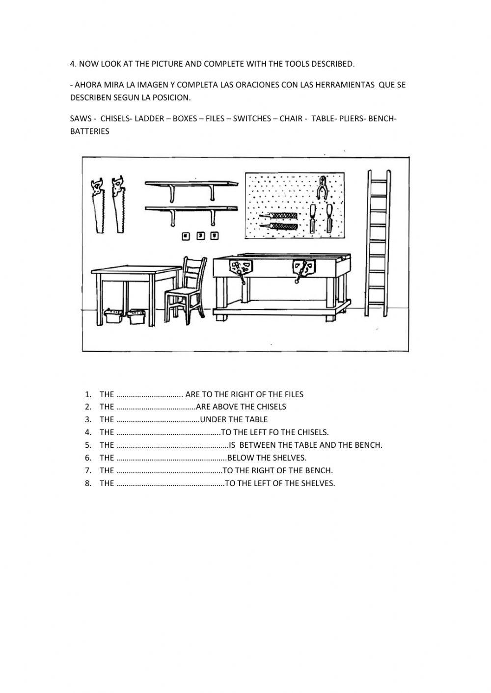 Prepositions of place