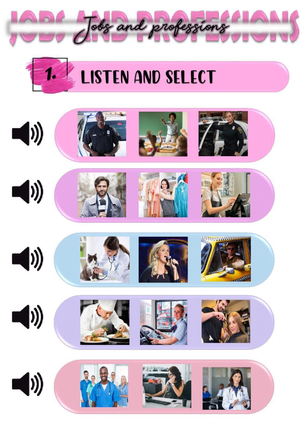 Jobs and professions