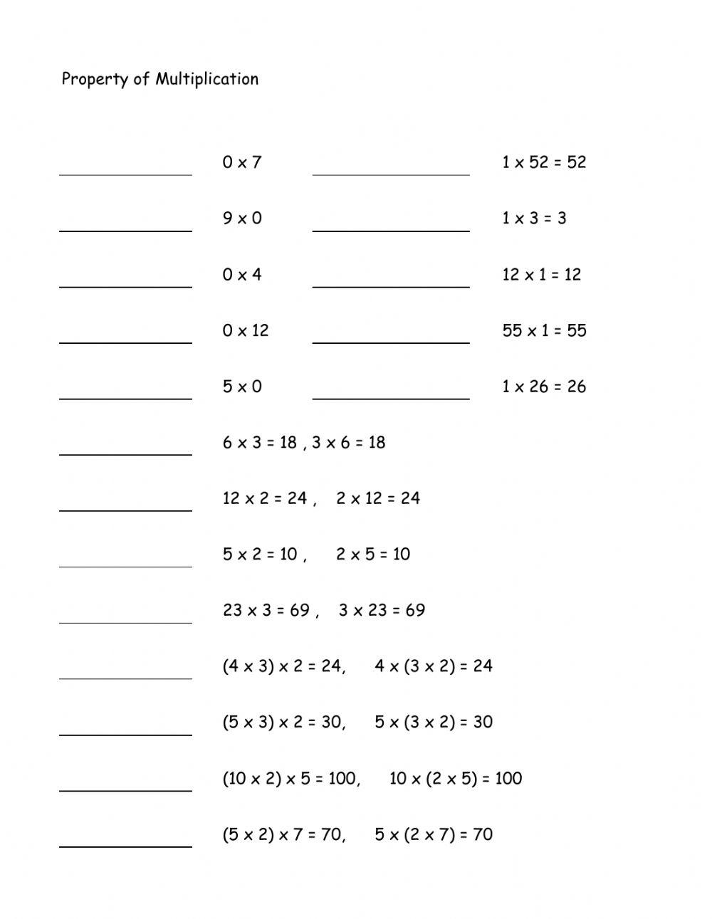 Math Properties Video