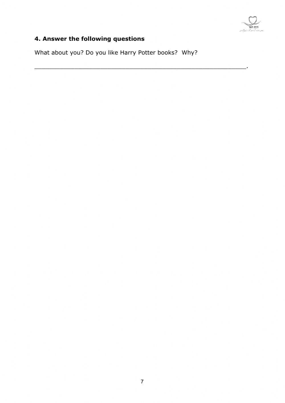 Workheet for Cool Book Unit 2