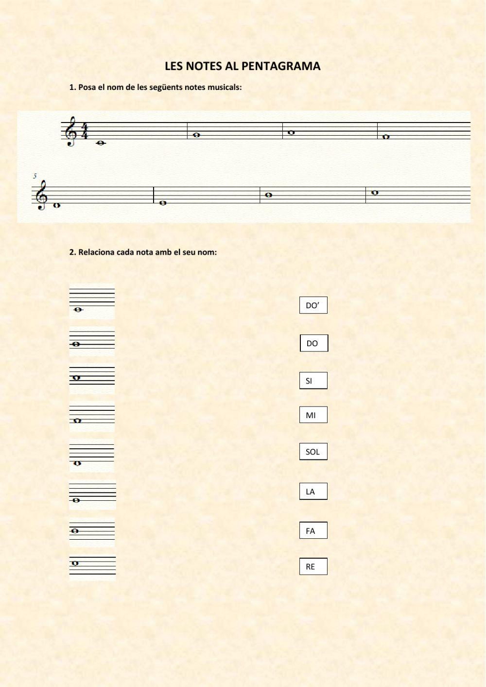 Les notes musicals al pentagrama-adpt
