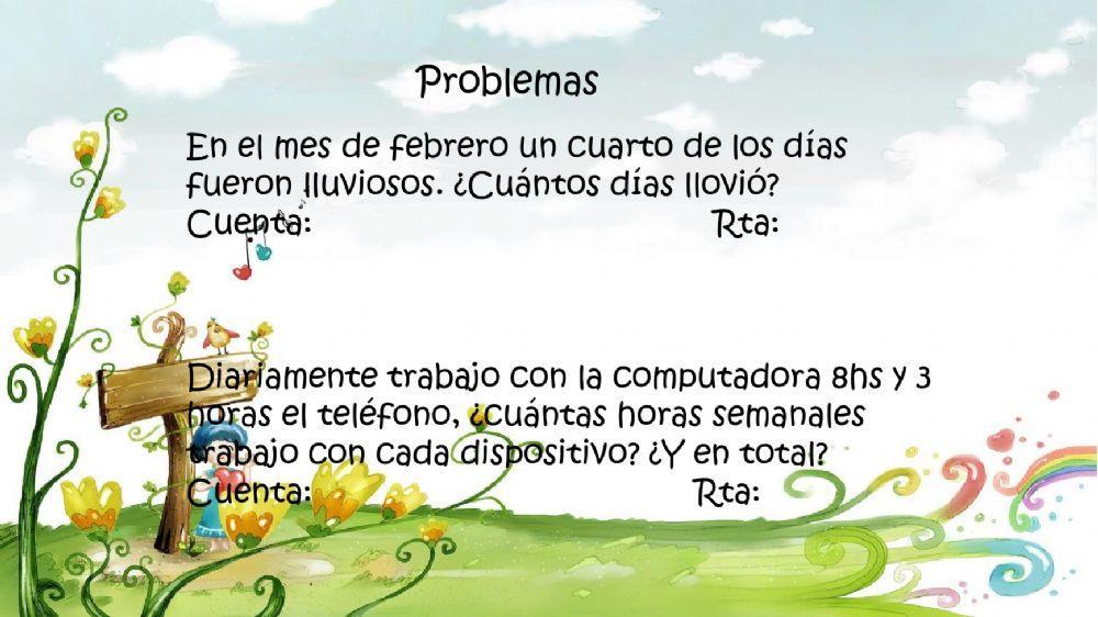 Situaciones problemáticas