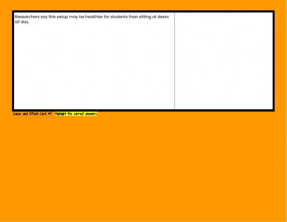 Cause and Effect Task Cards Set 2