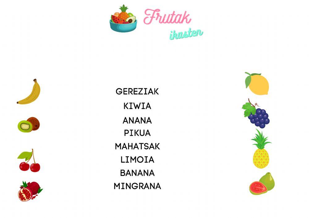 Frutak ikasten