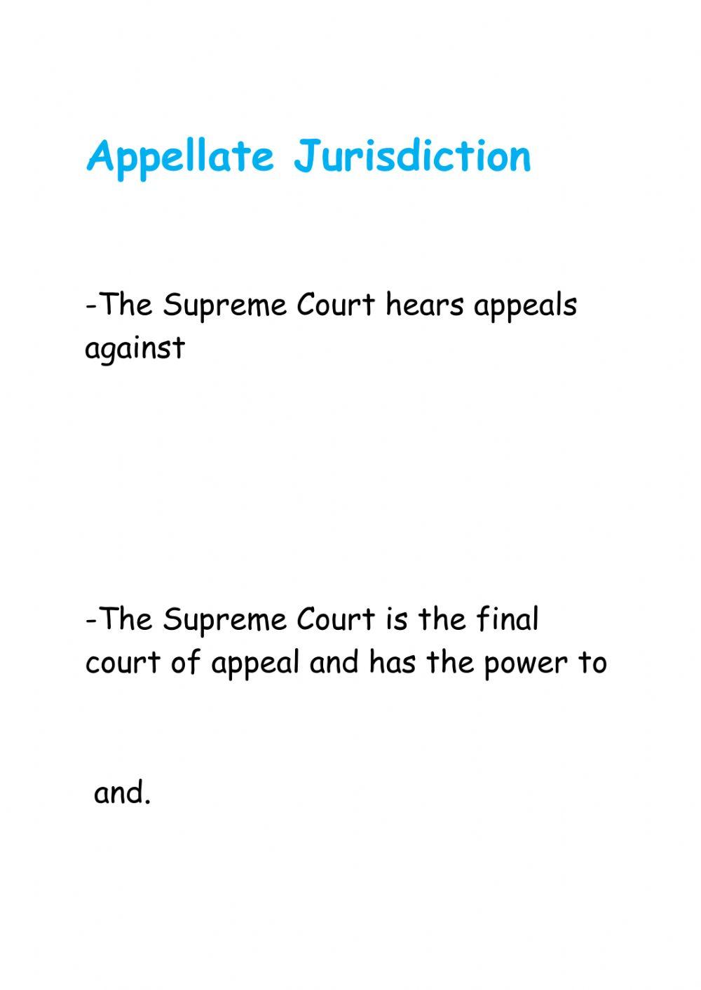The judiciary
