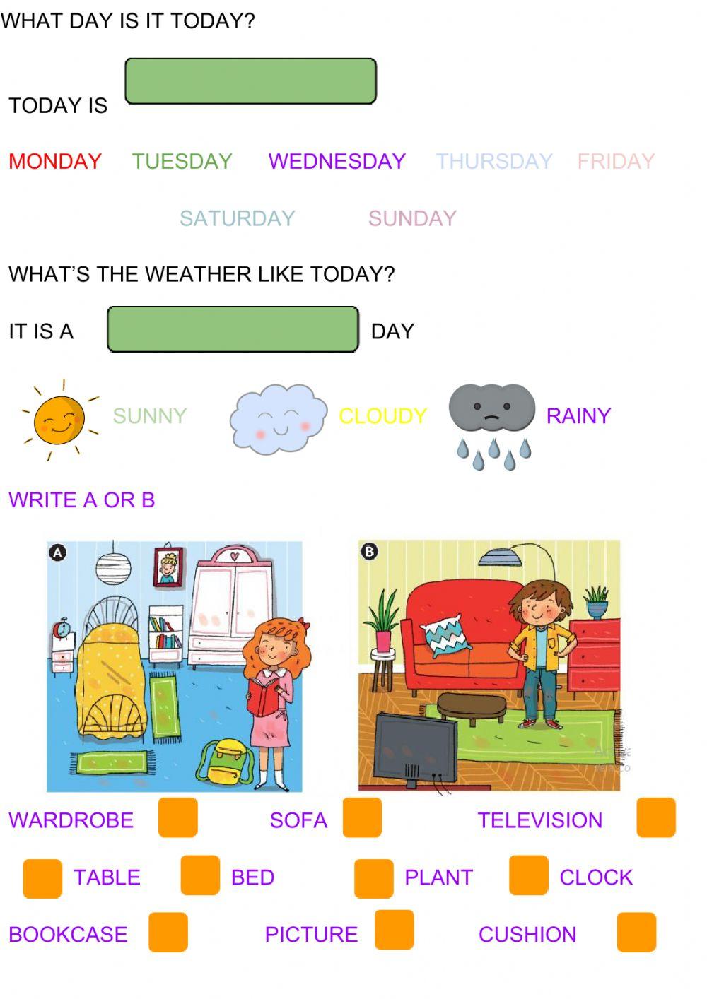 Furniture of the house