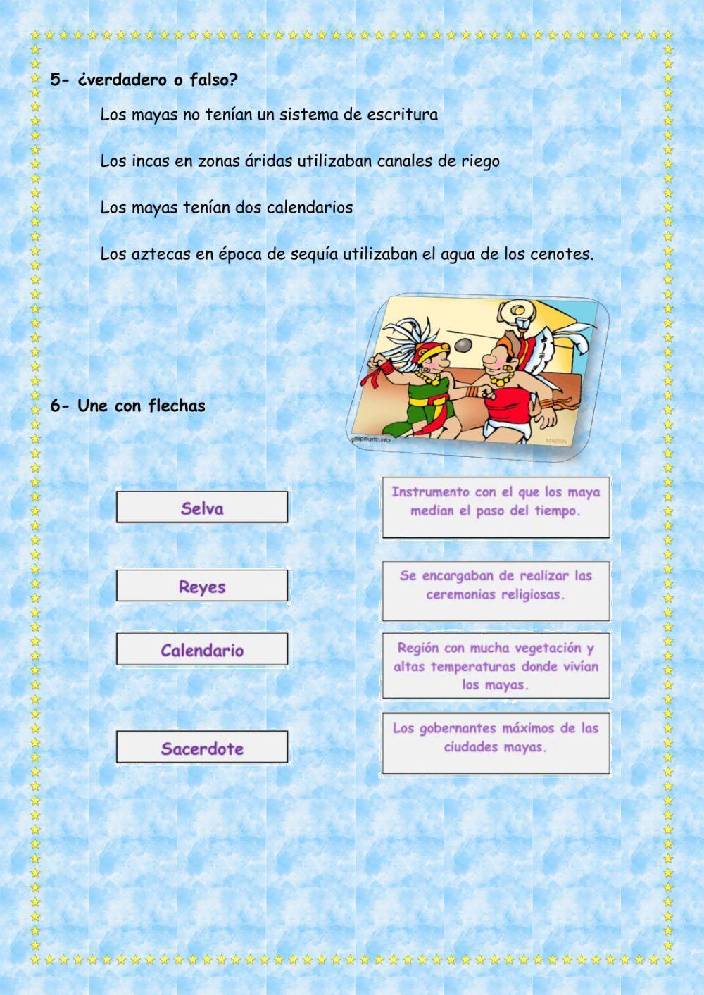 Incas, Mayas y Aztecas