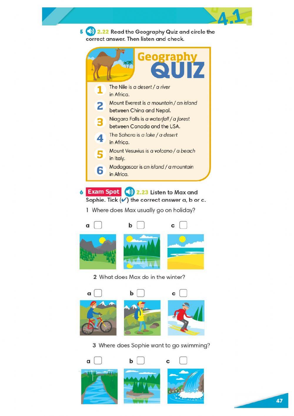 Geographical features