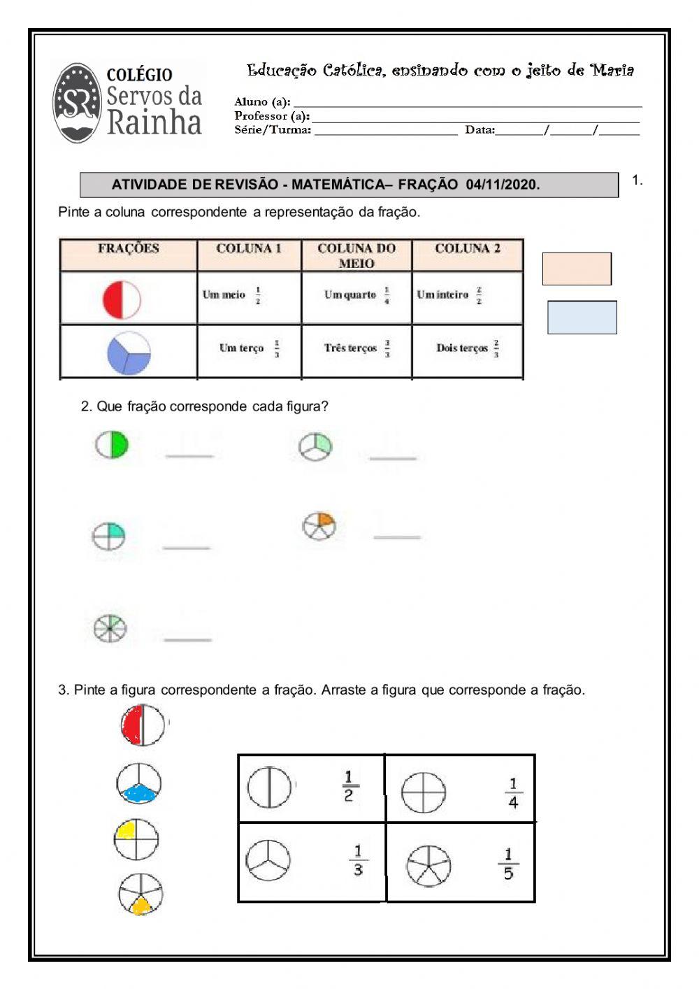 Frações Frações