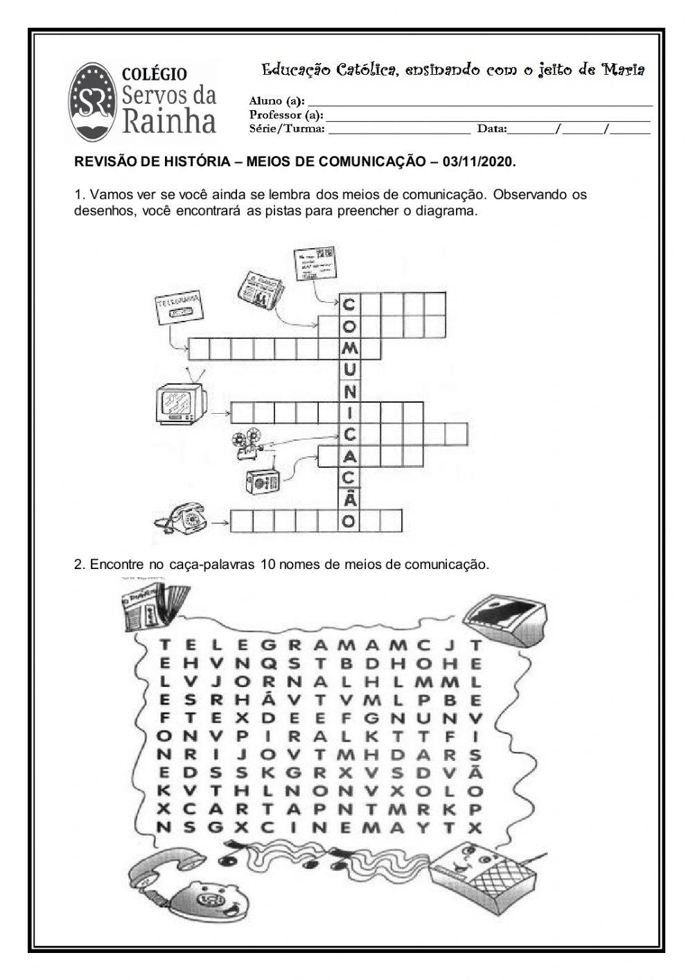 Meios de comunicação Meios de comunicação