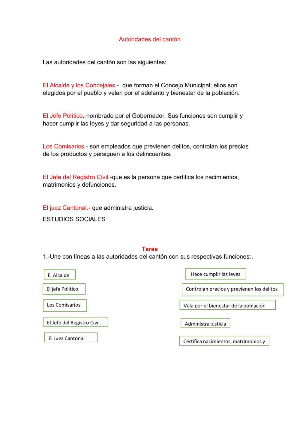 Autoridades del cantón