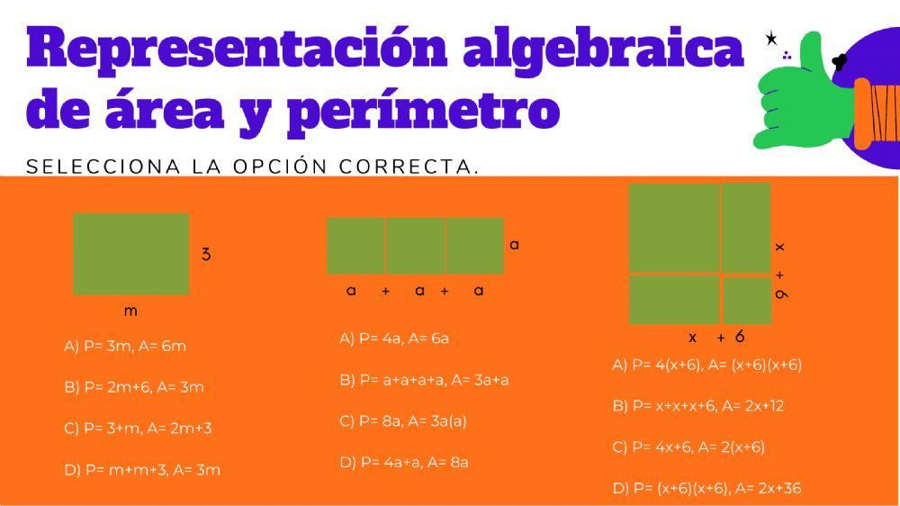 Expresiones algebraicas equivalentes