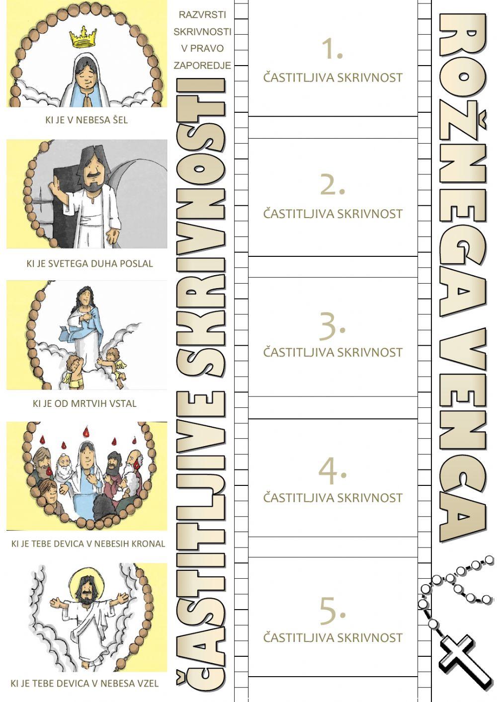 Rožni venec - častitljivi del