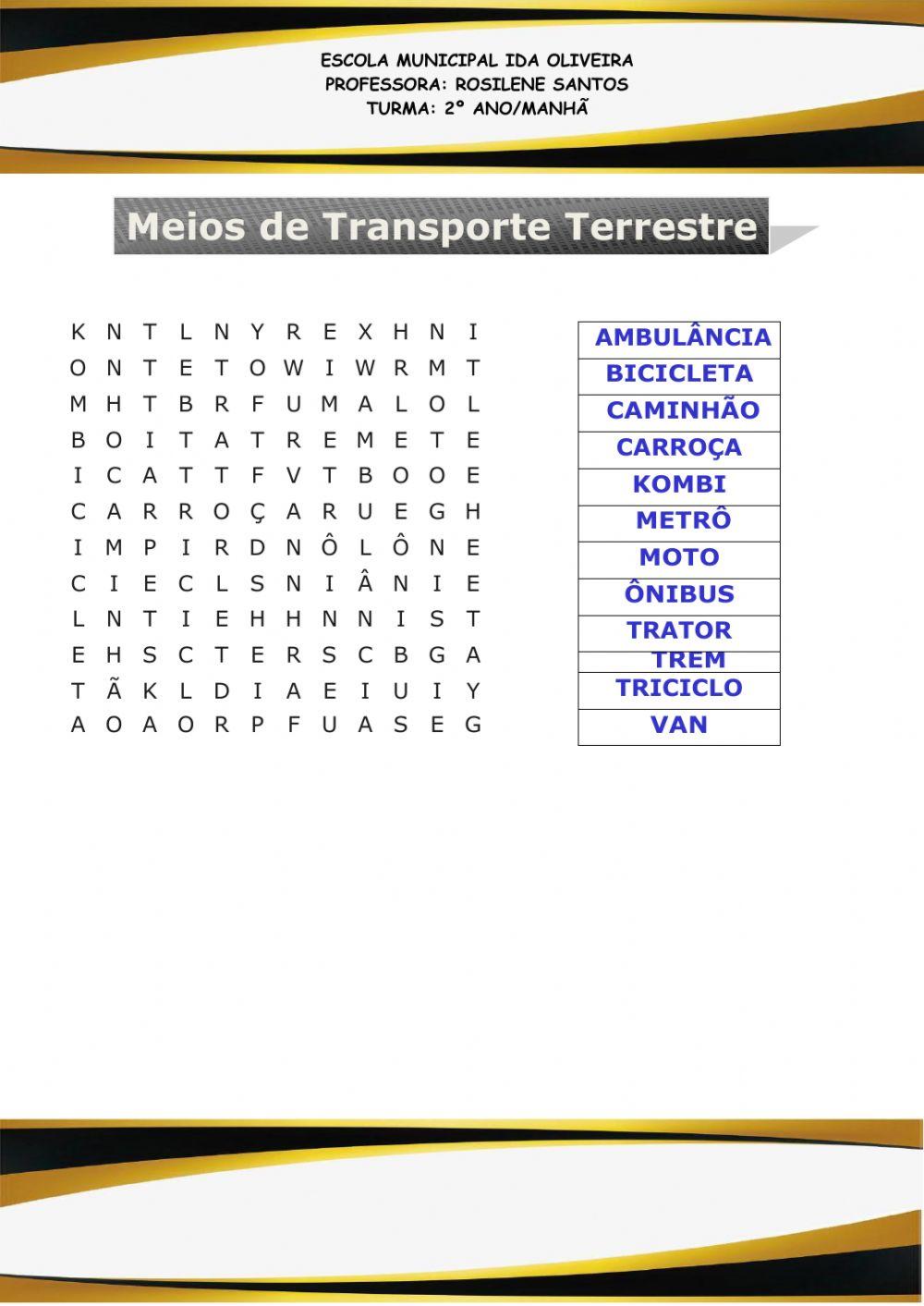Transportes Terrestres