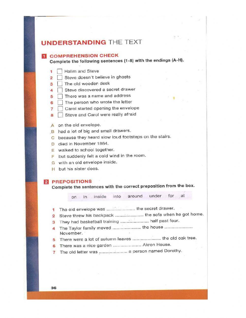 Akron House Mystery: Chapter 3 - Reading Comprehension