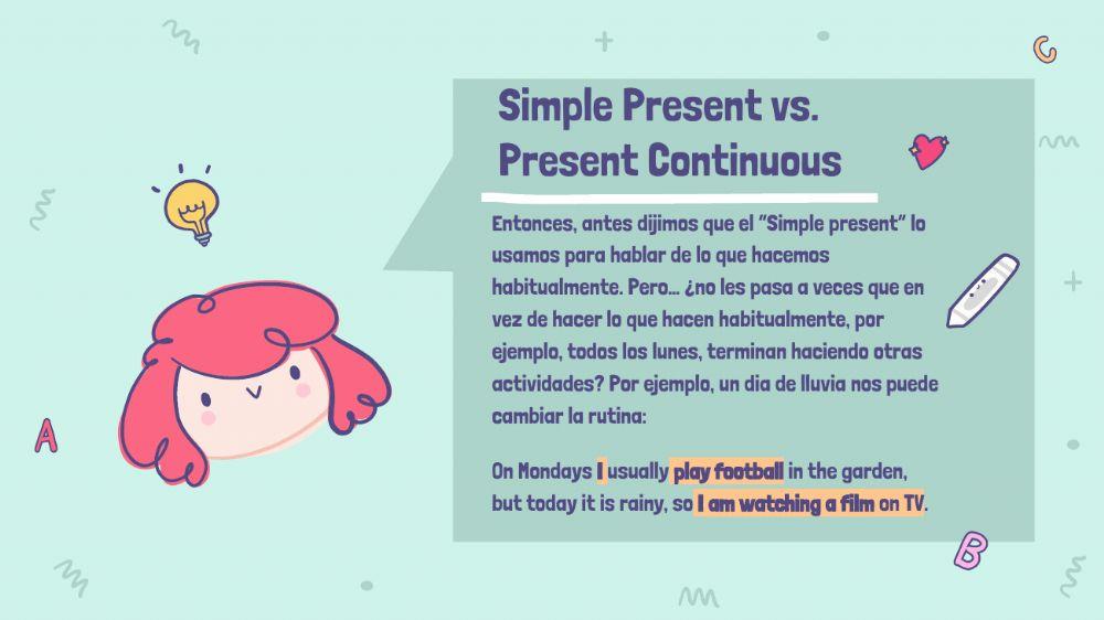 Simple Present vs Present Continuous