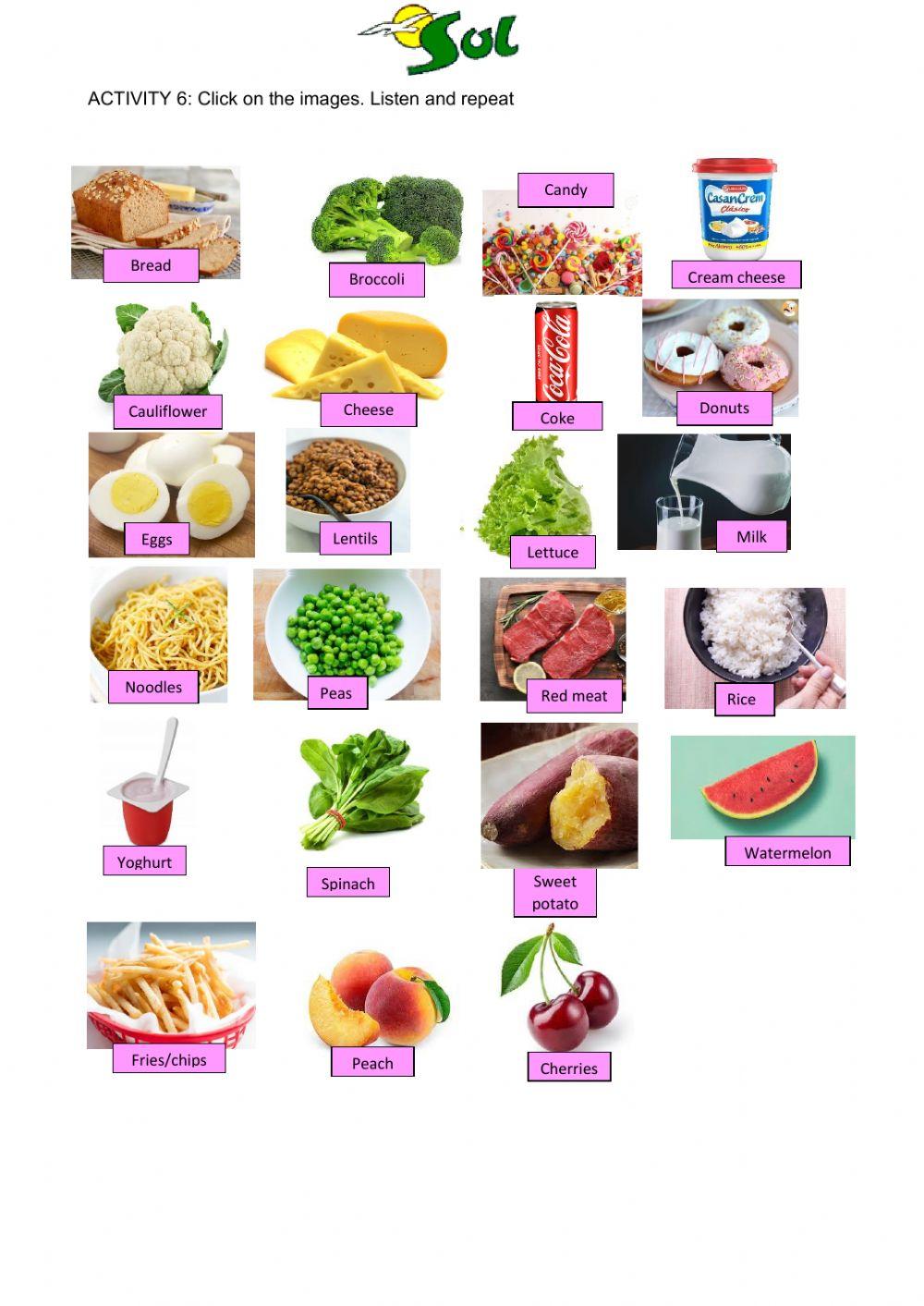 Healthy eating - food