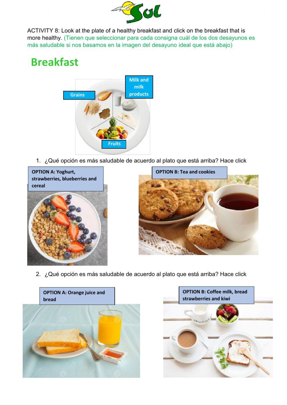 Healthy eating - food