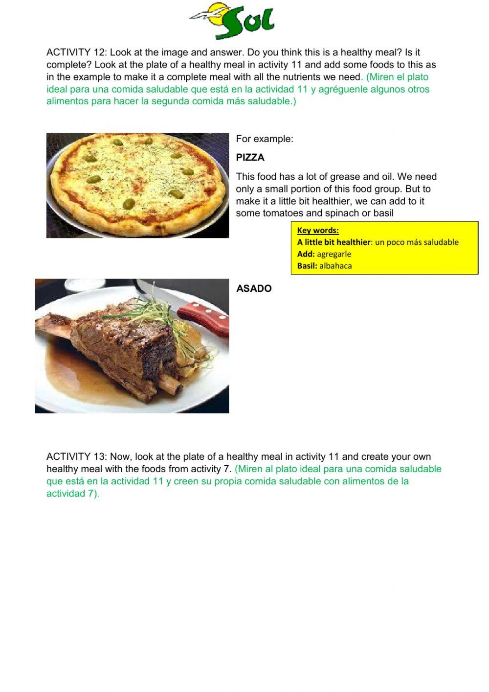 Healthy eating - food