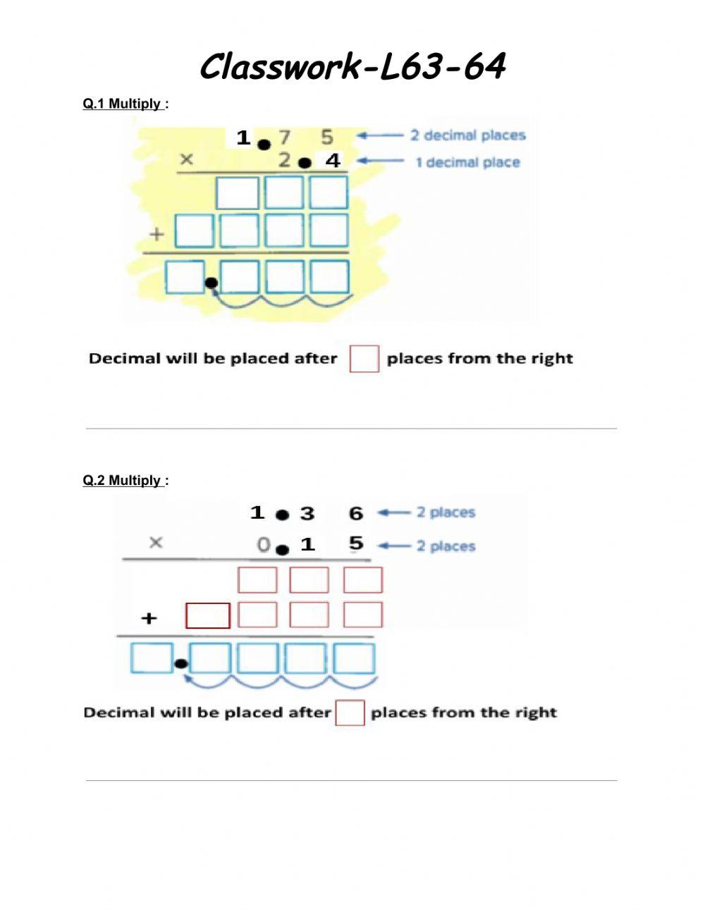 classwork Gr5-L63-64