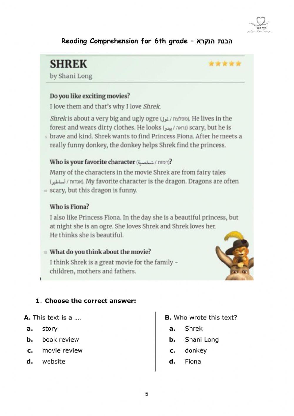 Assessment Task 6th Grade 2020