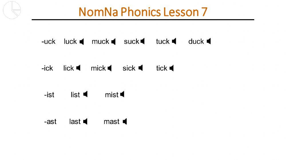 NomNa Phonics Lesson 7