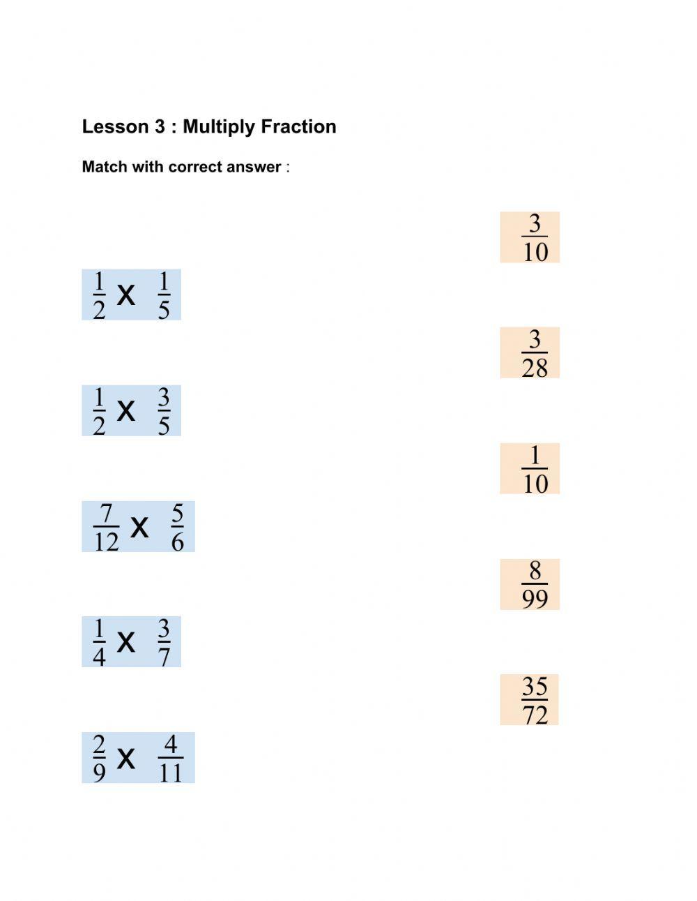 Multiply fraction